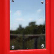 Photo of mirror inside Flush unit