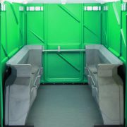 Photo of interior of urinal unit