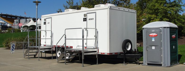 Photo of a Mr. John Elite Series Trailer and a Wheelchair Accessible