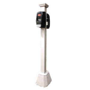 Mr John Sani Stand - free standing hand sanitizer stand