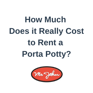 How much does it cost to rent a porta potty?